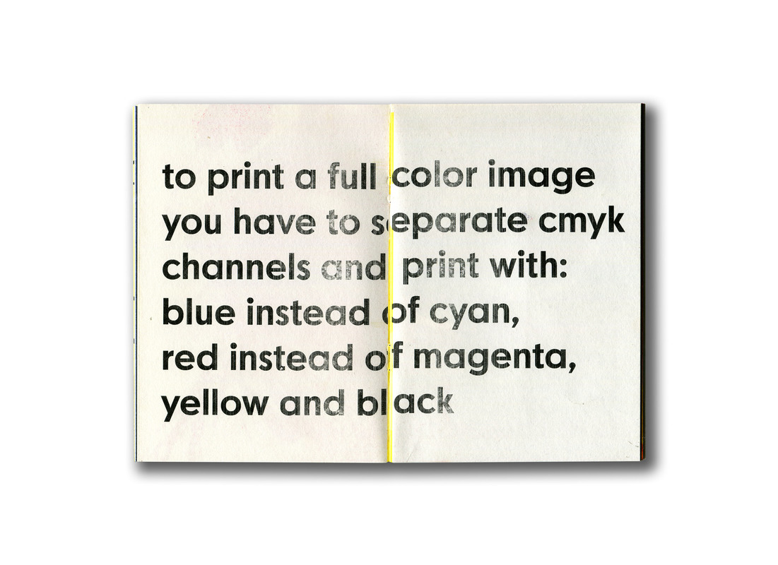 Grafika przedstawia opis drukowania kolorowego obrazka przy pomocy Riso