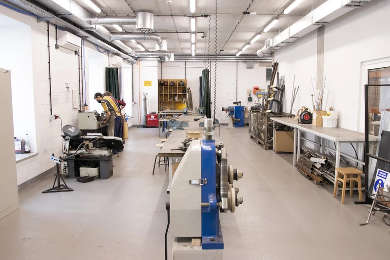 Interior of the Metal Workshop