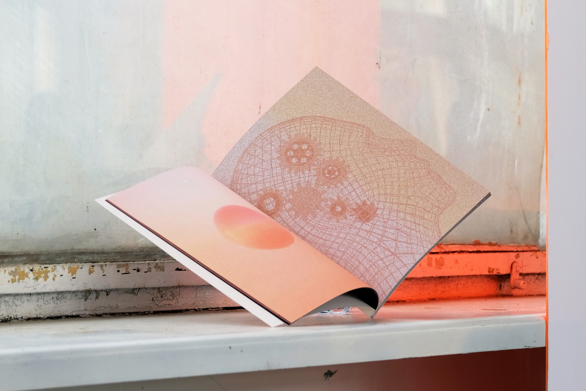 Picture book designed by Jakub Zyśko placed on a window ledge a