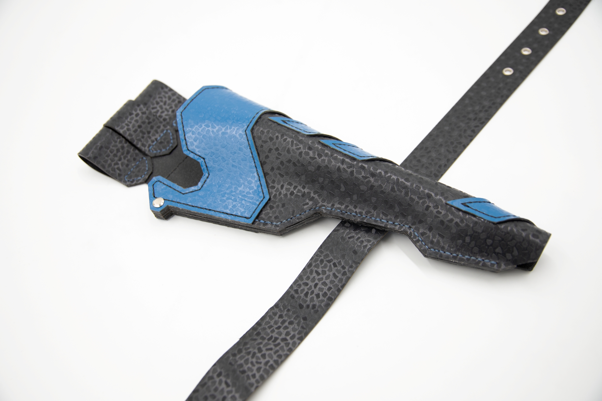 Futuristic holster made of roofing membrane